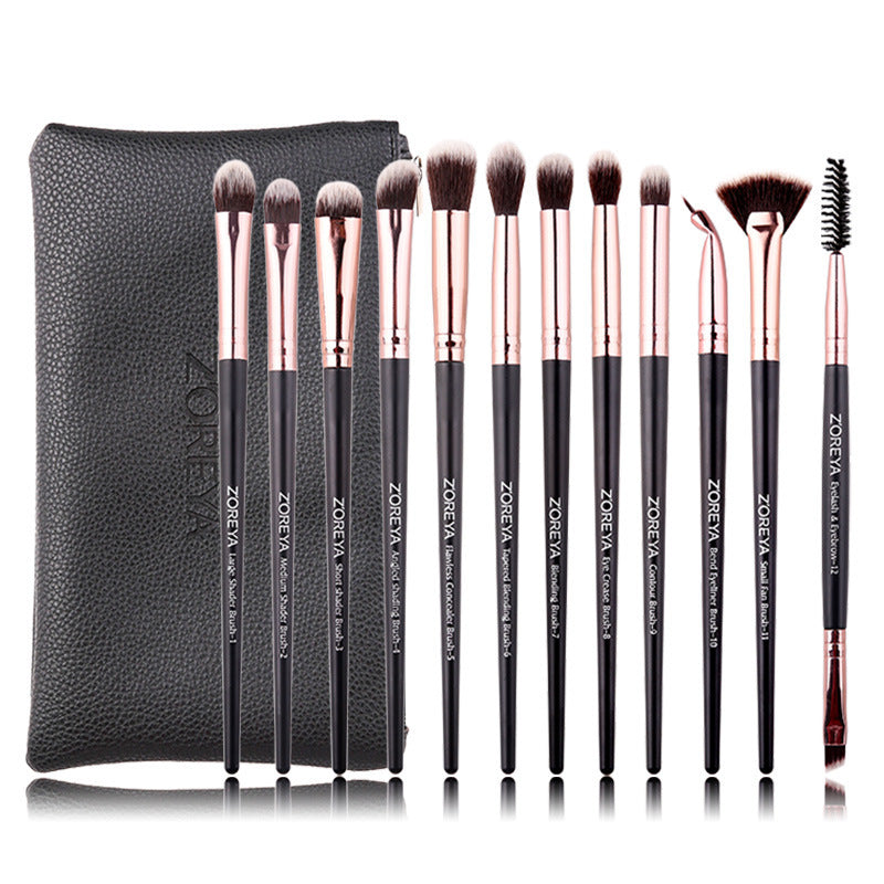 HKM-788755 ZOREYA Soft Makeup Brush with Long Handle and Man-Made Fiber Bristles - 17CM Length