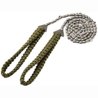 HKM-170579 Braided Survival Pocket Saw with Umbrella Rope for Camping and Outdoor Adventures
