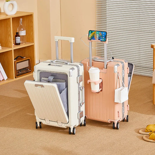 KTX-008083 Hardshell Carry-On Luggage Set for Summer Travel – Stylish and Durable Suitcases