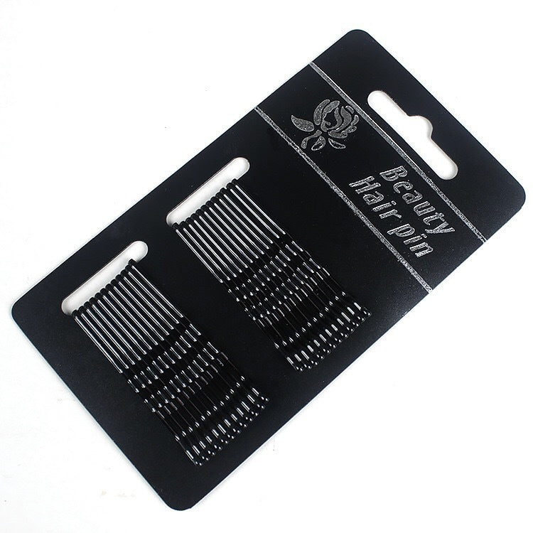 HKM-721427 Elegant Geometric Metal Hairpin with Non-Shedding Red Paint - 5cm Length