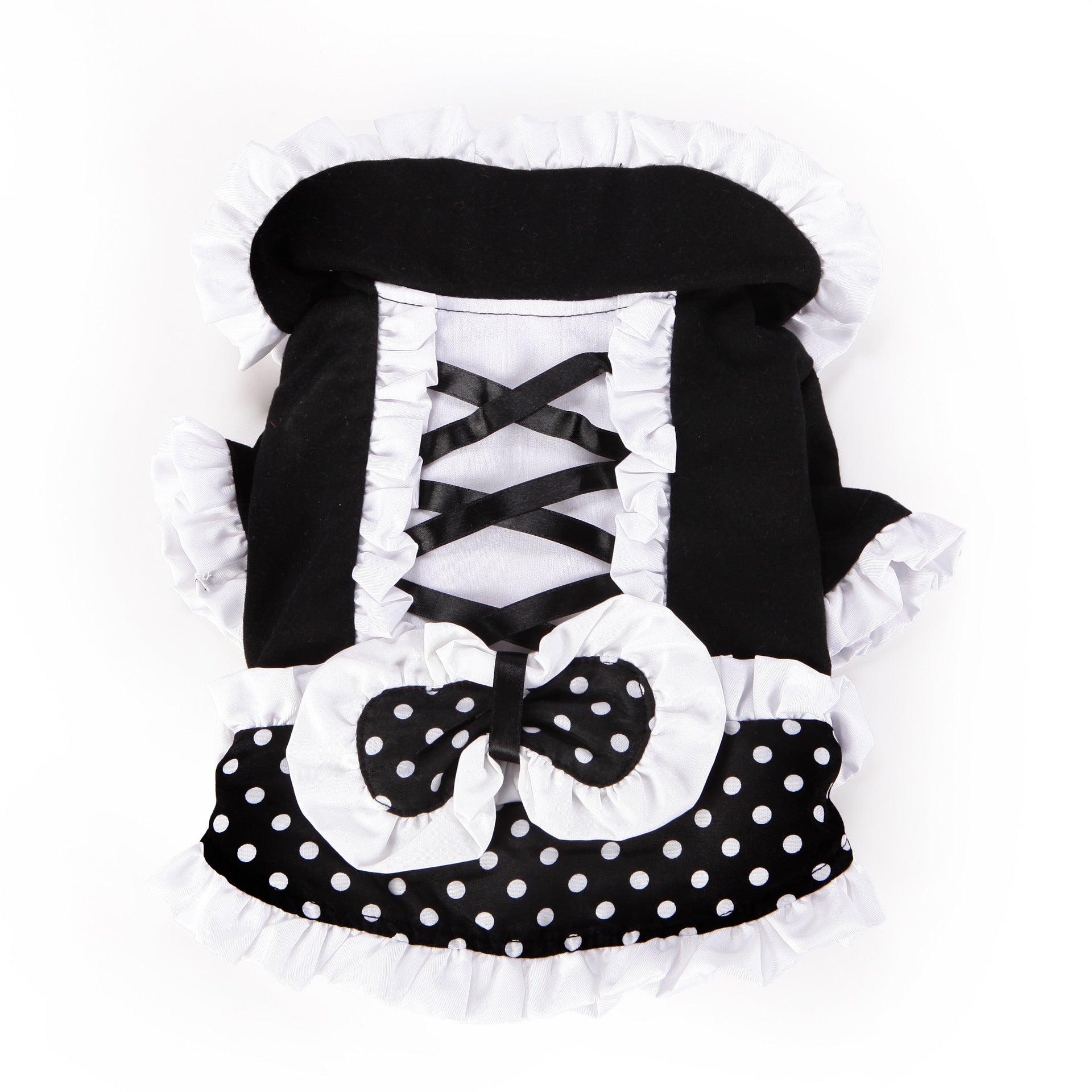 JMT-209994 Elegant Black Casual Lolita Princess Dress for Women - Slim Fit Cotton Skirt