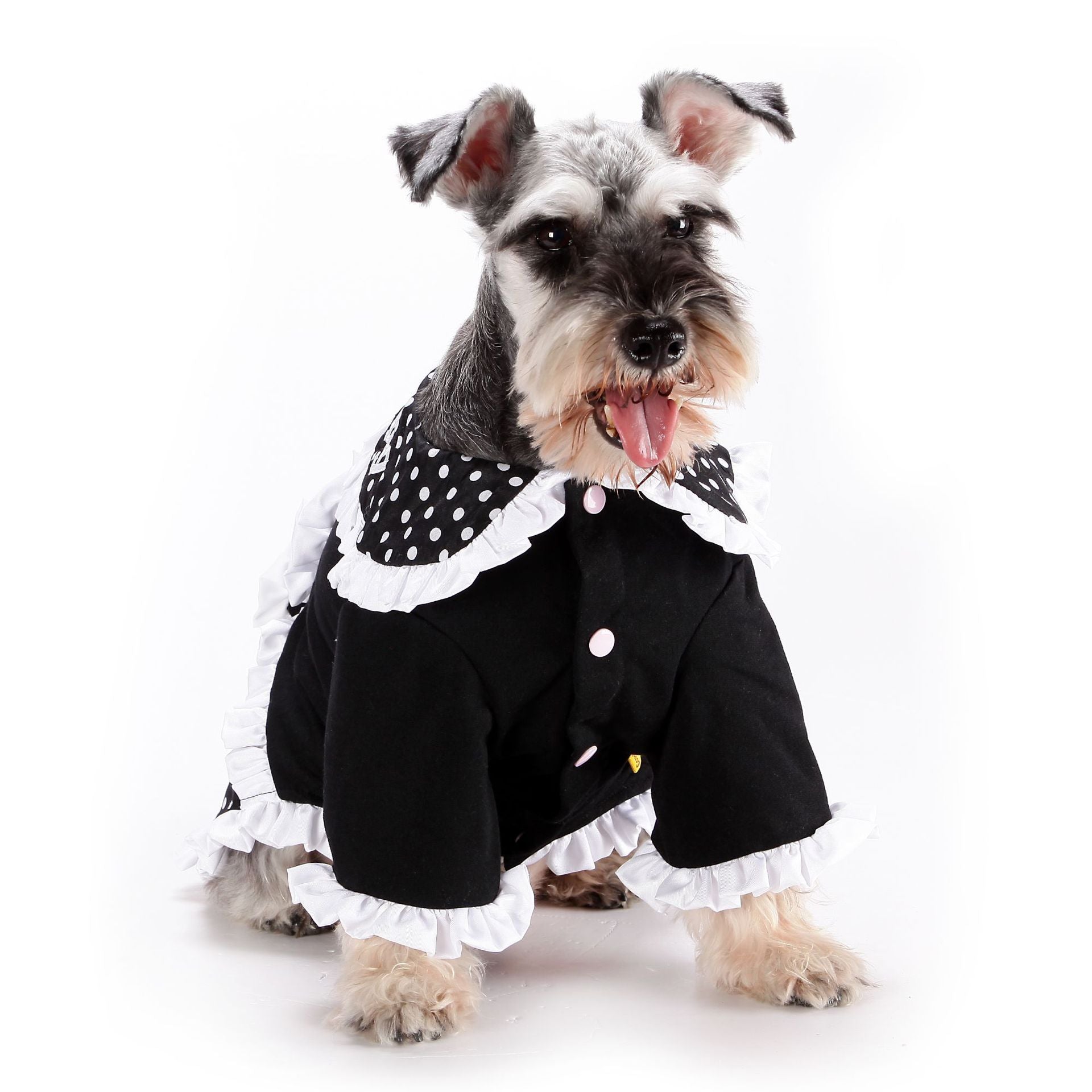 JMT-209994 Elegant Black Casual Lolita Princess Dress for Women - Slim Fit Cotton Skirt