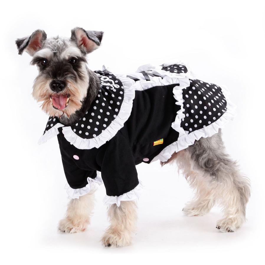 JMT-209994 Elegant Black Casual Lolita Princess Dress for Women - Slim Fit Cotton Skirt