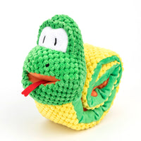 HKM-314323 Squeaky Snake Snuffle Toy for Dogs - Interactive Puzzle Training Mat for Foraging and Chewing Activities