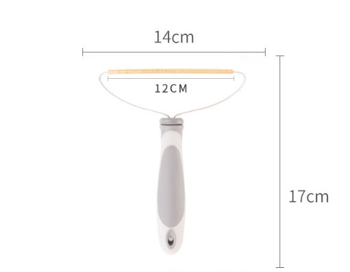 HKM-722899 Pet Hair Removal Tool for Carpets, Upholstery, and Furniture - Heavy-Duty Fuzz Remover with Copper and Stainless Steel Design