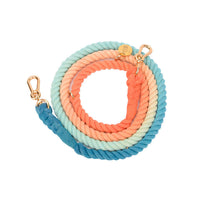HKM-939731 Stylish Hand-Woven Gradient Color Dog Collar - All Season Cotton Thread Design