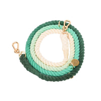 HKM-939731 Stylish Hand-Woven Gradient Color Dog Collar - All Season Cotton Thread Design