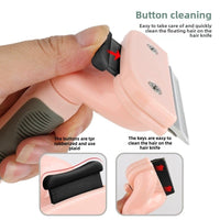 HKM-704787 Pet Hair Trimmer and Shaving Razor with Comb for Cats and Dogs