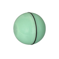 HKM-723027 LED Flashing Rolling Ball Cat Toy - Interactive Pet Play with ABS Material, 6.4cm Diameter, 3 Replaceable Batteries Included