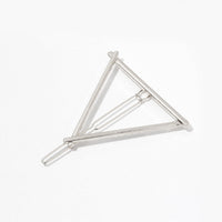 HKM-555283 Elegant Hairpin for Women - Stylish Bangs Side Clip in Gold and Silver Designs, Available in Triangle and Round Shapes