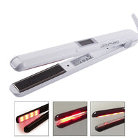 HKM-516755 Alloy Hair Straightener with Adjustable Temperature Control for Wet and Dry Hair, 40-80°C, 1-2 Minutes Styling Time, 360-Degree Rotating Cord