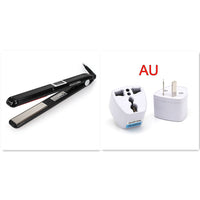 HKM-516755 Alloy Hair Straightener with Adjustable Temperature Control for Wet and Dry Hair, 40-80°C, 1-2 Minutes Styling Time, 360-Degree Rotating Cord