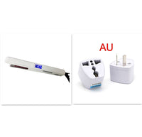 HKM-516755 Alloy Hair Straightener with Adjustable Temperature Control for Wet and Dry Hair, 40-80°C, 1-2 Minutes Styling Time, 360-Degree Rotating Cord