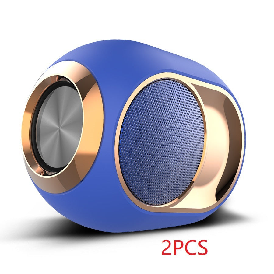 KTX-741587 Wireless TWS Subwoofer Speaker with Bluetooth 5.0, TF Card Reader, AUX Connection, and FM Radio