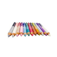 HKM-540115 12 Colors Waterproof Double-Headed Liquid Eyeliner Set - Smudge-Proof, Long-Lasting Formula