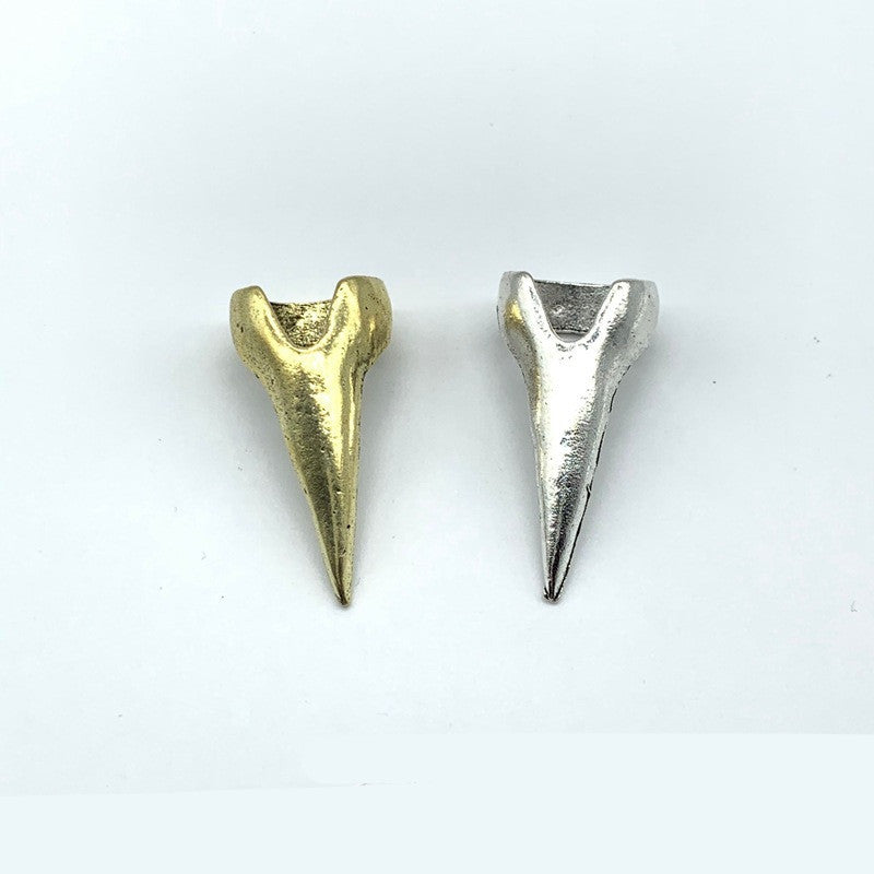 HKM-399251 Gothic Punk Style Retro Magic Claw Spiked False Nails in Bronze and Ancient Silver