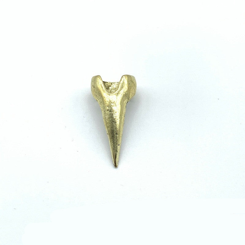 HKM-399251 Gothic Punk Style Retro Magic Claw Spiked False Nails in Bronze and Ancient Silver