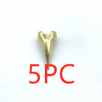 HKM-399251 Gothic Punk Style Retro Magic Claw Spiked False Nails in Bronze and Ancient Silver