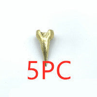 HKM-399251 Gothic Punk Style Retro Magic Claw Spiked False Nails in Bronze and Ancient Silver