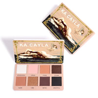 HKM-112979 Matte Pearl Glitter Eyeshadow Palette for All Skin Types - Full Coverage and Easy Definition