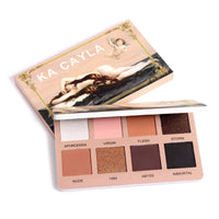 HKM-112979 Matte Pearl Glitter Eyeshadow Palette for All Skin Types - Full Coverage and Easy Definition