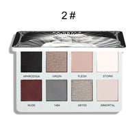 HKM-112979 Matte Pearl Glitter Eyeshadow Palette for All Skin Types - Full Coverage and Easy Definition