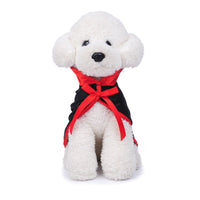 HKM-335123 Red and Black Casual Pet Cloak for New Year's Celebrations