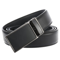 HKM-723859 Men's Automatic Ratchet Belt in Cowhide with Custom Logo Capability, Model LY55-0225-1