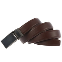 HKM-723859 Men's Automatic Ratchet Belt in Cowhide with Custom Logo Capability, Model LY55-0225-1