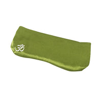 HKM-645523 Lightweight Silk Eye Pillow for Relaxation and Dark Circle Reduction - 25x4.5 cm in Pink, Purple or Green