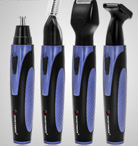 HKM-217875 Multi-Function Rechargeable Electric Nose Hair Trimmer with 4 Replaceable Heads