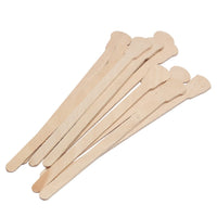 HKM-546067 Bamboo Disposable Sticks for Tongue Depressing and Hair Removal - 12.5cm Wooden Length