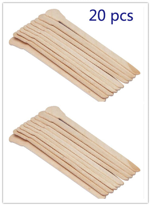 HKM-546067 Bamboo Disposable Sticks for Tongue Depressing and Hair Removal - 12.5cm Wooden Length