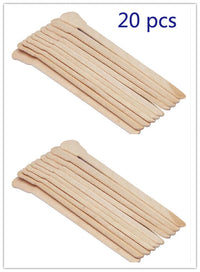 HKM-546067 Bamboo Disposable Sticks for Tongue Depressing and Hair Removal - 12.5cm Wooden Length