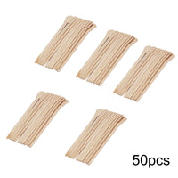 HKM-546067 Bamboo Disposable Sticks for Tongue Depressing and Hair Removal - 12.5cm Wooden Length