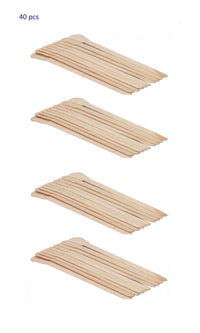 HKM-546067 Bamboo Disposable Sticks for Tongue Depressing and Hair Removal - 12.5cm Wooden Length