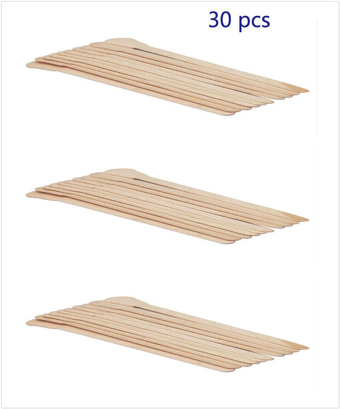 HKM-546067 Bamboo Disposable Sticks for Tongue Depressing and Hair Removal - 12.5cm Wooden Length