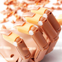HKM-495251 Nail Art Practice Hand for Manicure Training with Plastic Nail Tools
