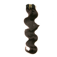 HKM-207187 Seven-Piece Clip-In Human Hair Extensions Set - 16 to 24 Inches, Fashionable and Natural Look