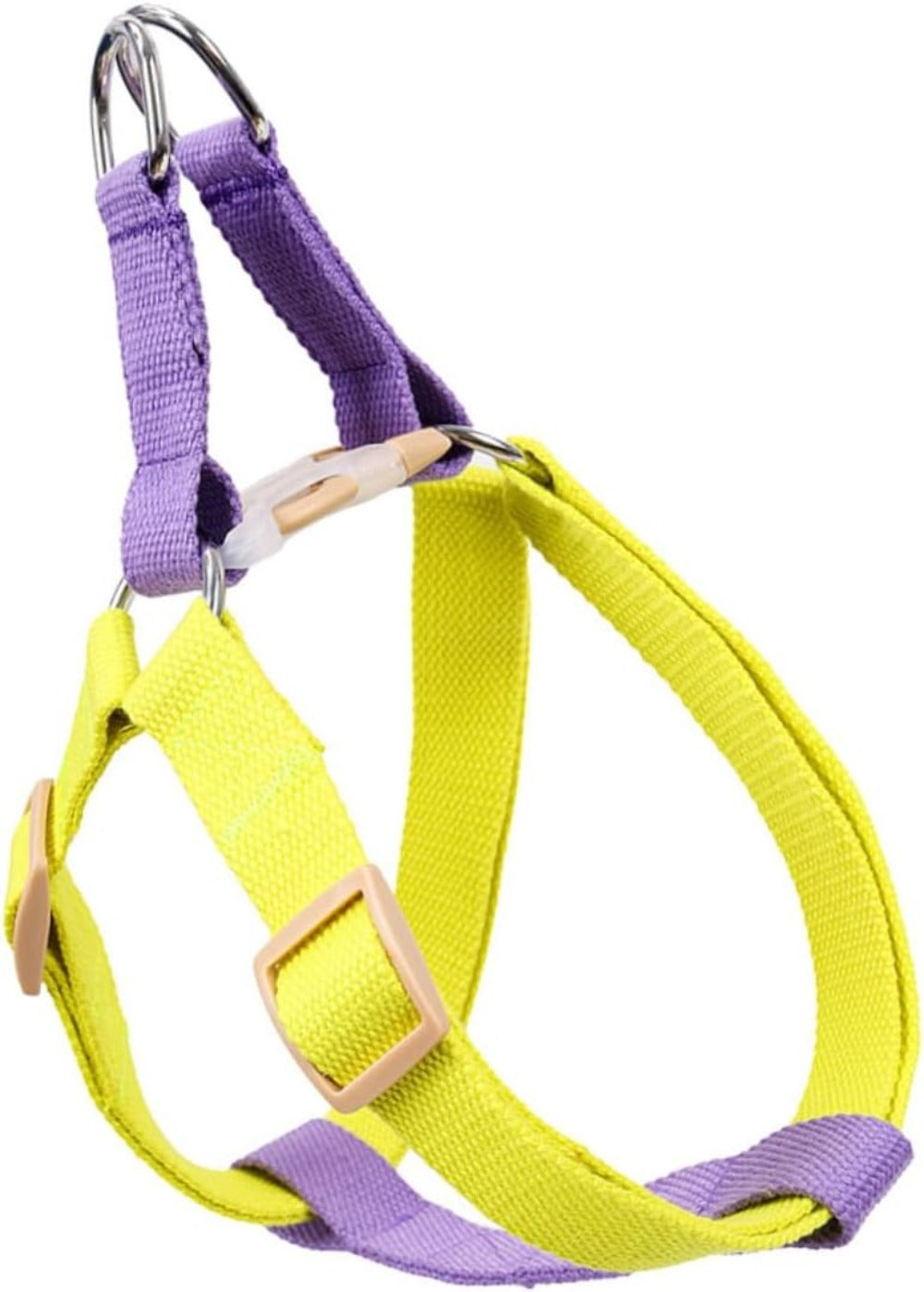 HKM-435155 No Pull Nylon Dog Harness and Leash Set for Small Dogs, Ideal for French Bulldogs, Chihuahuas, and Yorkies