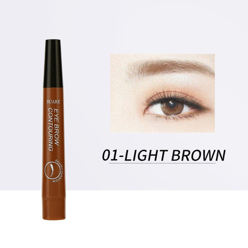HKM-159251 Four-Headed Long-Lasting Eyebrow Pencil in Multicolor Options