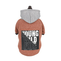 HKM-889875 Casual Letter Print Hooded Sweatshirt for Everyday Wear