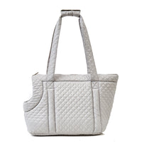 HKM-919123 Korean Style Quilted Pet Carrier Bag for Cats and Small Animals - Portable and Stylish Travel Design