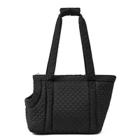 HKM-919123 Korean Style Quilted Pet Carrier Bag for Cats and Small Animals - Portable and Stylish Travel Design