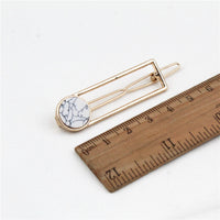 HKM-217555 Chic Alloy Geometric Hairpin in Various Styles and Colors