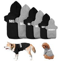 HKM-057491 Casual Fleece Hooded Teddy Sweatshirt for Pets - Available in Black and Grey, Sizes XS to XXL