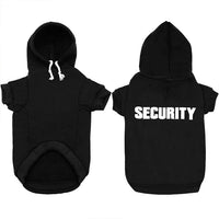 HKM-057491 Casual Fleece Hooded Teddy Sweatshirt for Pets - Available in Black and Grey, Sizes XS to XXL