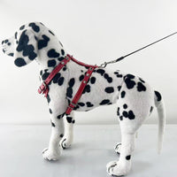 HKM-520659 Leather Spiked Studded Dog Harness Vest for Small Breeds - Black, Adjustable Neck & Chest Size