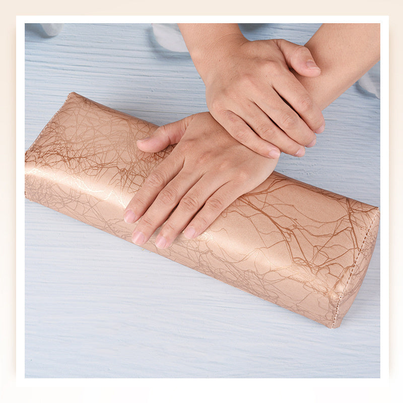 HKM-819475 Leather and Sponge Hand Pillow for Nail Art and Manicure Treatment