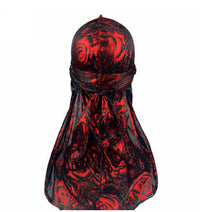HKM-364435 Rose Imitation Silk Long Tail Pirate Hat in Various Colors